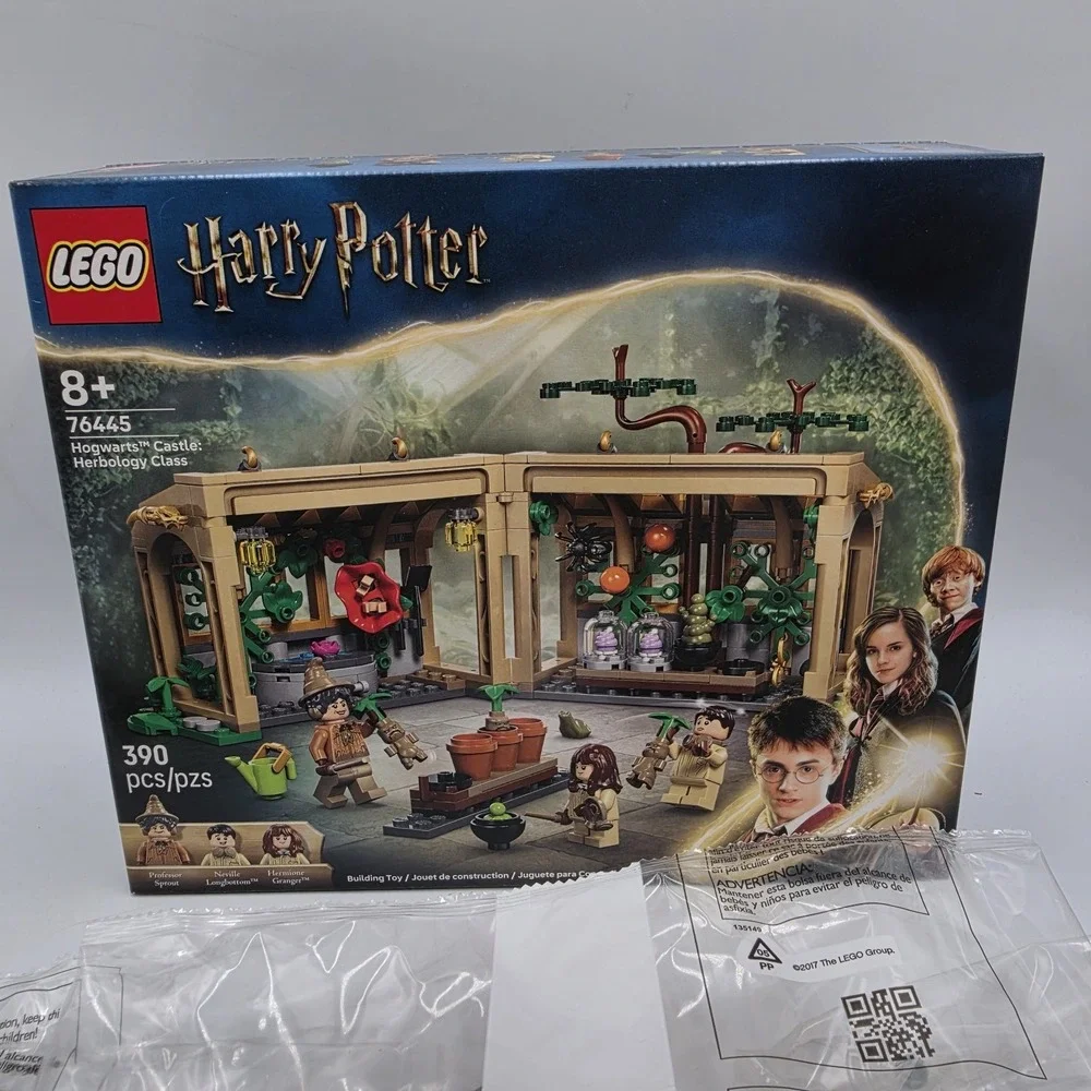 LEGO Harry Potter Hogwarts Castle Herbology Class 76445 Open Box Complete